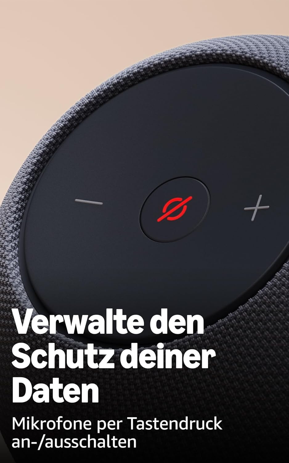 Amazon Echo Dot Max 2025 Smarter WLAN/Bluetooth-Lautsprecher mit Alexa