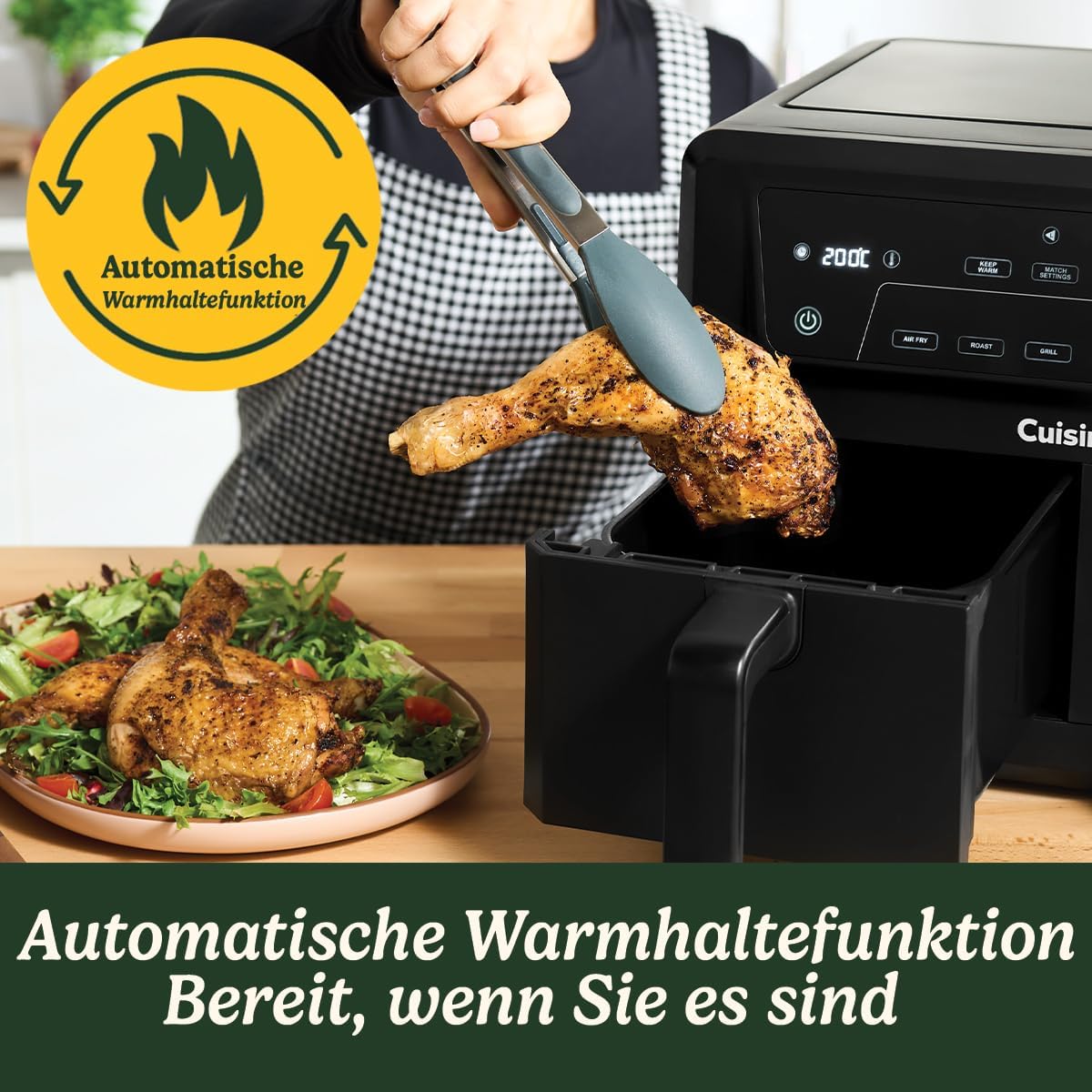Cuisinart XXL Heißluftfritteuse (Testsieger- Sehr Gut)