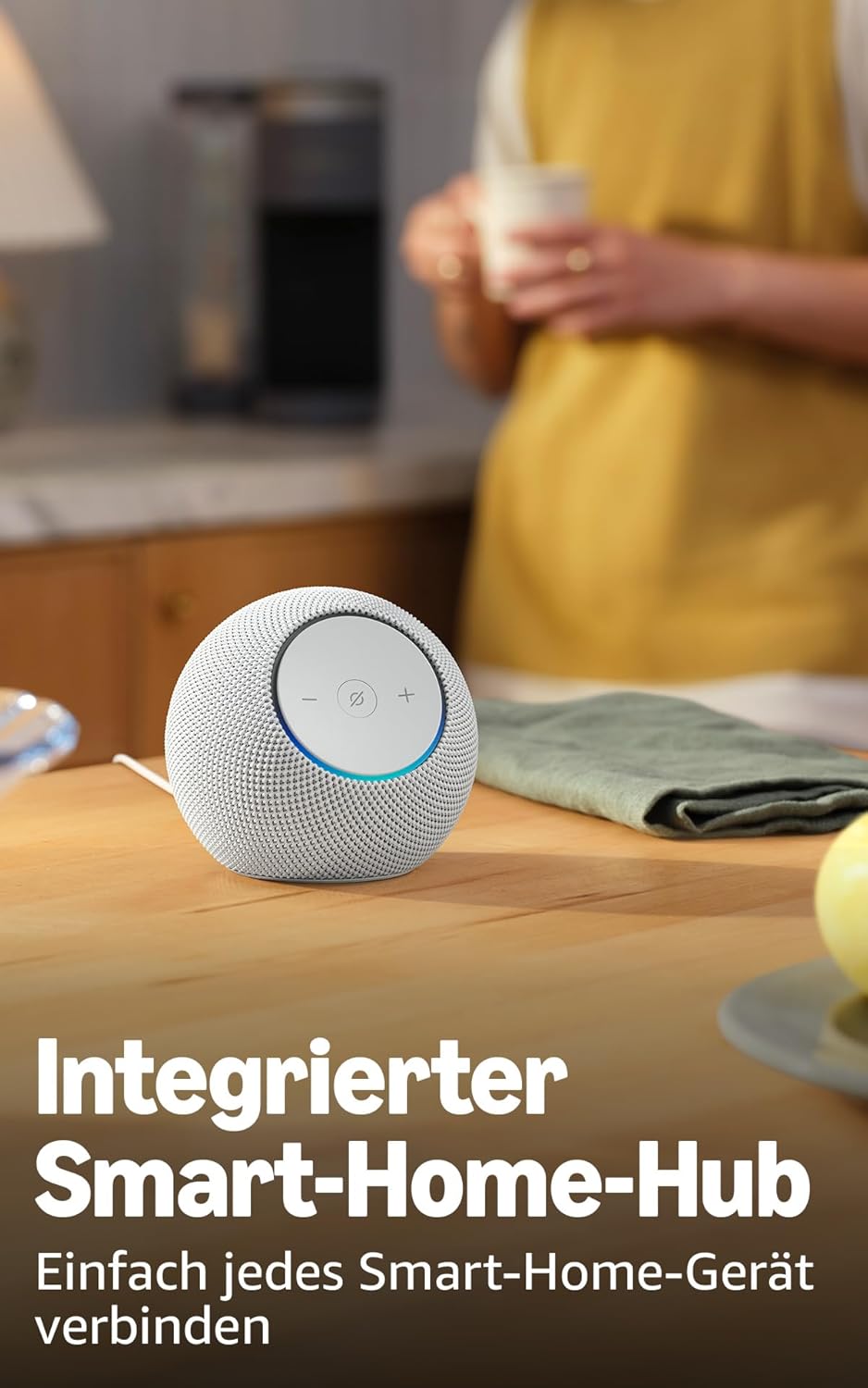 Amazon Echo Dot Max 2025 Smarter WLAN/Bluetooth-Lautsprecher mit Alexa