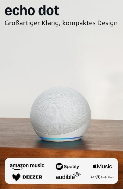 Amazon Echo Dot Max 2025 Smarter WLAN/Bluetooth-Lautsprecher mit Alexa